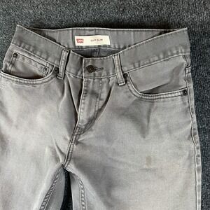 Levi's 511 Slim Fit Jeans Gray Men's 30x30 (29x28) Stretch Denim Mid Rise Casual